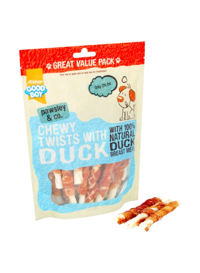 Good Boy Chewy Duck Twists Dog Treats 320g Value Pack – High Protein Snack - Image 2