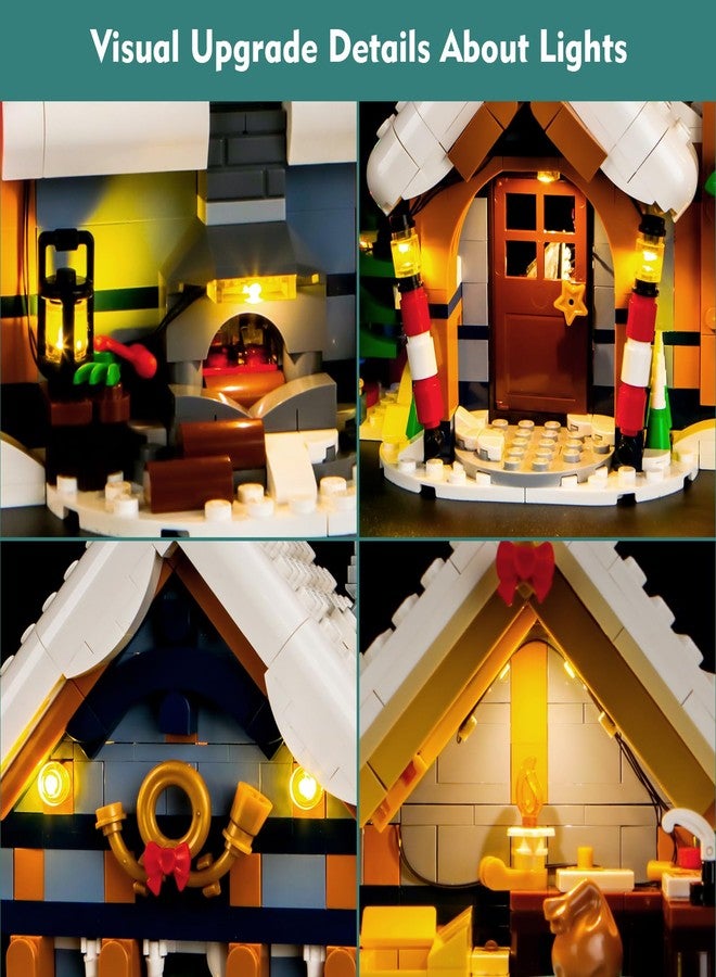 LocoLee Light Compatible with Lego Santa's Post Office, Lighting Set Accessories Compatible with Lego 10339, No Models Only Light (Upgraded Version) - Image 4