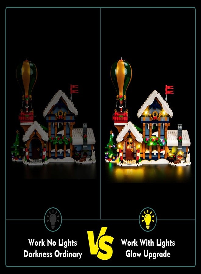 LocoLee Light Compatible with Lego Santa's Post Office, Lighting Set Accessories Compatible with Lego 10339, No Models Only Light (Upgraded Version) - Image 3