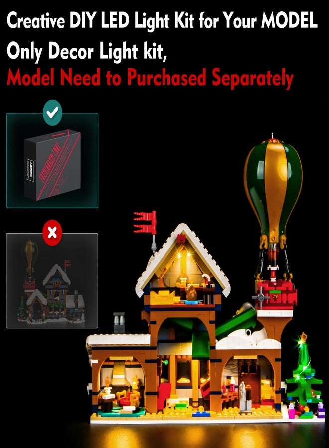 LocoLee Light Compatible with Lego Santa's Post Office, Lighting Set Accessories Compatible with Lego 10339, No Models Only Light (Upgraded Version) - Image 2