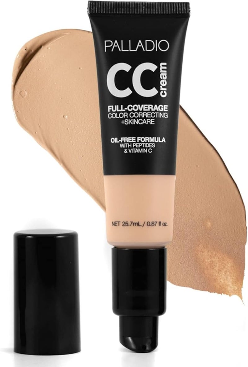 Palladio Cc Cream Full Coverage Oil Free Foundation Cc20 Light 20W