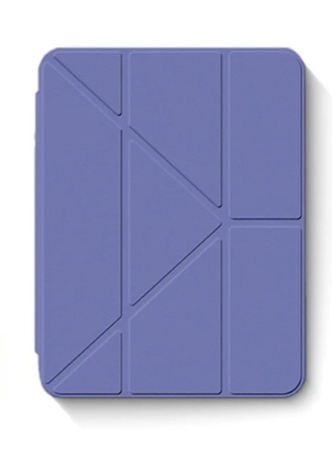for Honor Pad 9 12.1 Inch Case Cover, Triple Fold Y-shaped Design, Multi Angle, Leather Tablet Cover With Pen Slot, Automatic Wake-up/sleep,Purple 