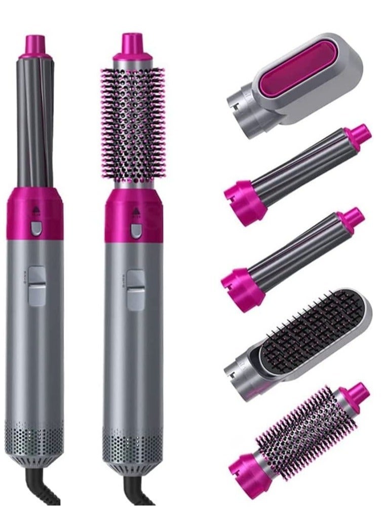 Generic Airwrap Styler 5 in 1 Hair Dryer Hot Air Brush Styler Negative ​Ion Hair Straightener Volumizer Hair Curler Hot Air Wrap Comb  - Image 1
