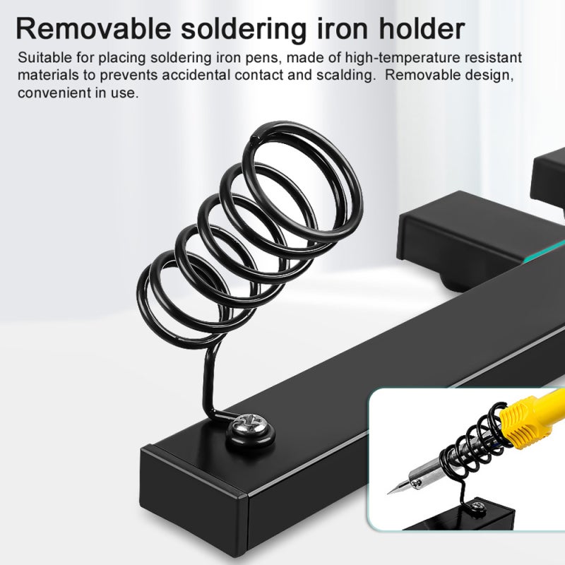 Circuit Board Maintenance Holder 360° Rotation Adjustable Opening - Firm Non-Damaging Clamping Circuit Board Repairing Fixture for Electronic Maintenance Professionals - Image 5