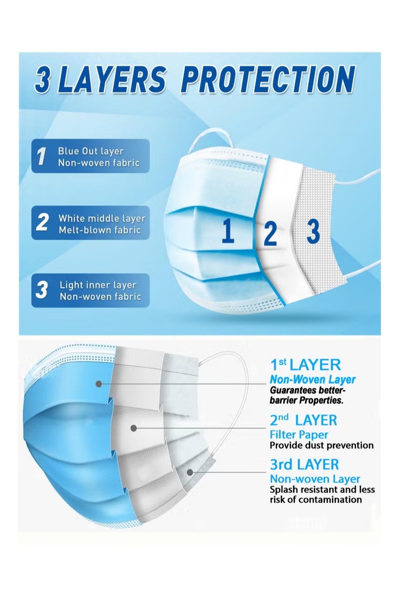 دادا قناع دادا للوجه أزرق الخمسينيات - Image 2