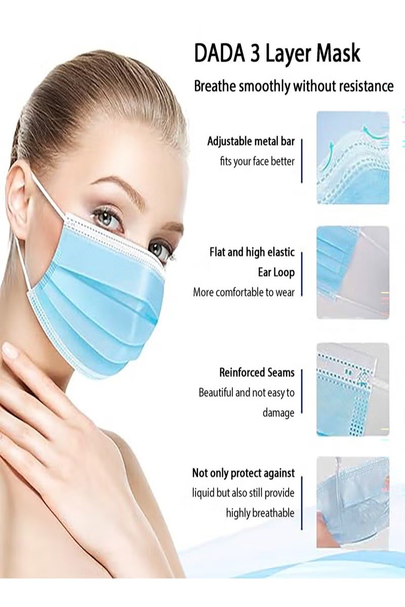 دادا قناع دادا للوجه أزرق الخمسينيات - Image 3