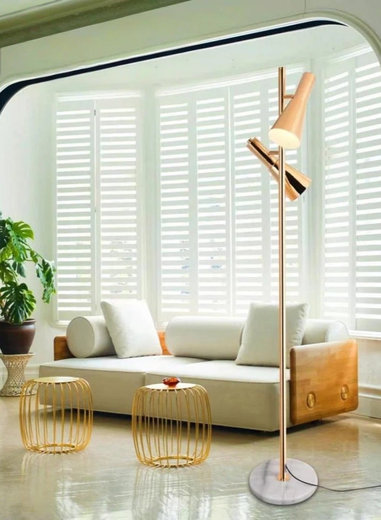 ICTC Floor lamp Golden color 165 cm reliable modern design suitable for home or office