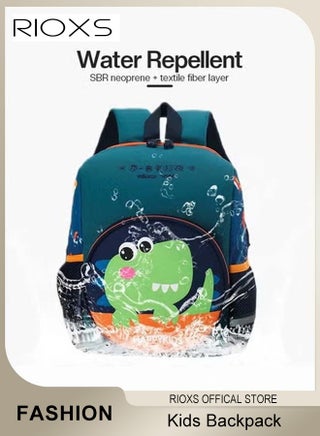 Kids Backpack, Students Schoolbags with Adjustable Padded Shoulder Straps, Personalized Waterproof School Bags with Dinosaur Pattern, Lightweight Resistant Travel Daypack, Perfect Gift for Kids, Boys Girls Backpack, 27x13x33cm - view 4