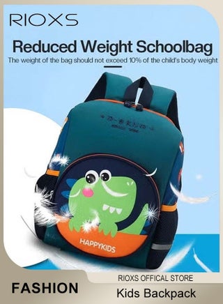 Kids Backpack, Students Schoolbags with Adjustable Padded Shoulder Straps, Personalized Waterproof School Bags with Dinosaur Pattern, Lightweight Resistant Travel Daypack, Perfect Gift for Kids, Boys Girls Backpack, 27x13x33cm - view 5