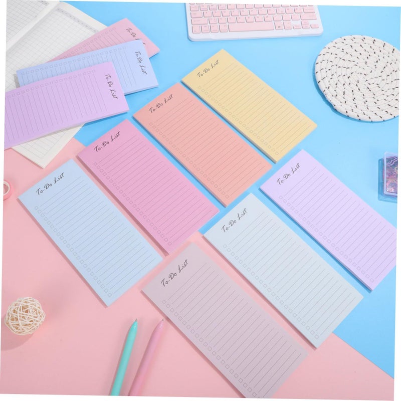 10 Sticky Task Tracker Notepads Daily Planner for Smooth Writing Portable Office Supplies - Image 5