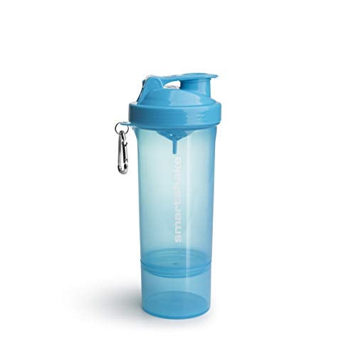 Smartshake Slim Shaker Cup - 500 ml (Neon Blue) - Image 1