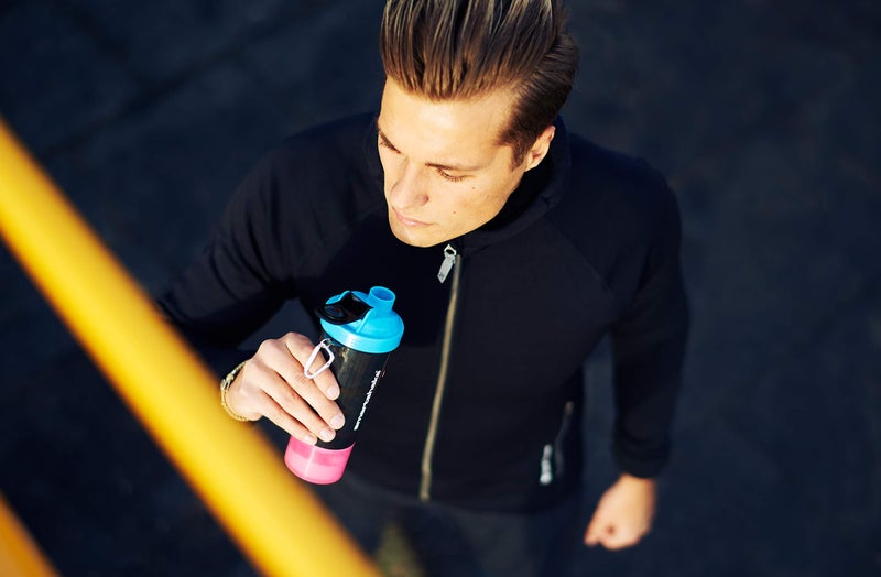 Smartshake Slim Shaker Cup - 500 ml (Neon Blue) - Image 5