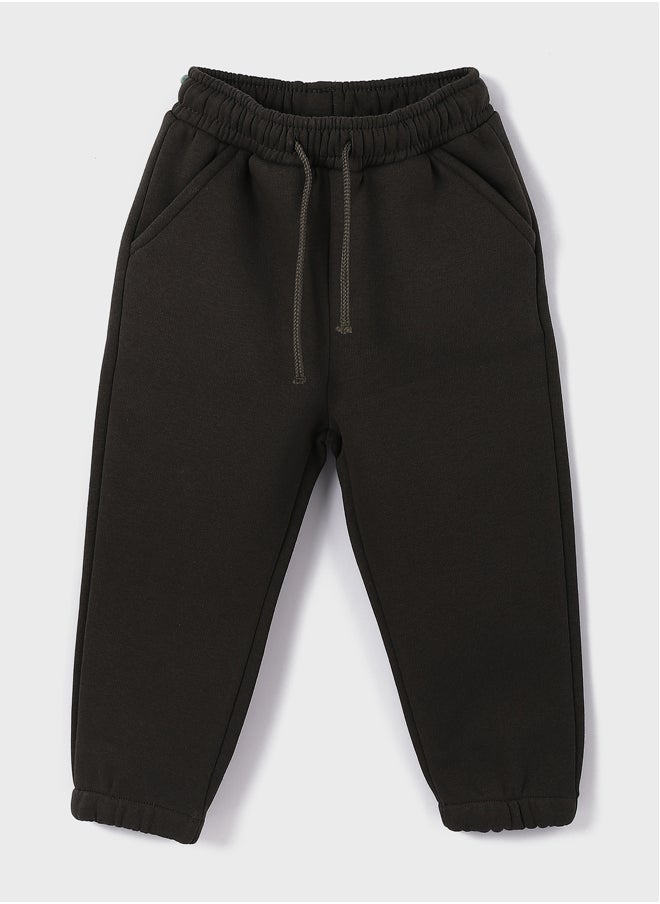 LC WAIKIKI - Crew Neck Printed Baby Boy Sweatshirt and Sweatpants 2-Pack - Image 1