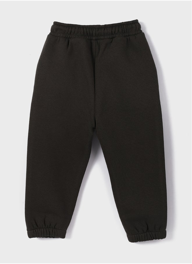 LC WAIKIKI - Crew Neck Printed Baby Boy Sweatshirt and Sweatpants 2-Pack - Image 1