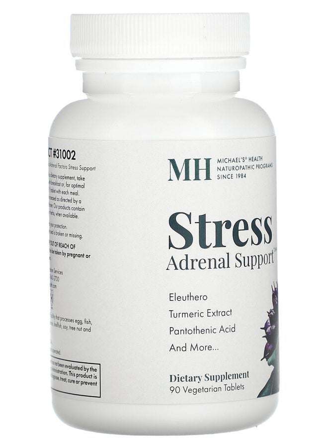 Michael's Naturopathic Stress Adrenal Support 90 Vegetarian Tablets - Image 2