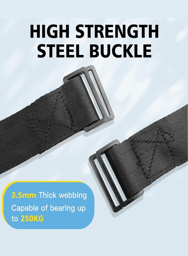 حلقات الجمباز، حلقات تمرين للأطفال مع حزام قابل للتعديل، حلقات تدريب القوة للأطفال، حلقات سحب داخلية للتدريب البدني - Image 3