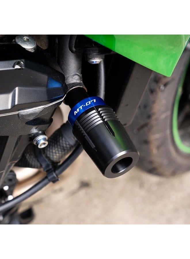 MOWOK Fit for YAMAHA MT-07 fz07 MT07 Tracer 2014-2021 2022 2023 2024 Motorcycle Accessories Frame Sliders Crash Protector Engine Guard Falling Protection Pad (Black) - Image 3