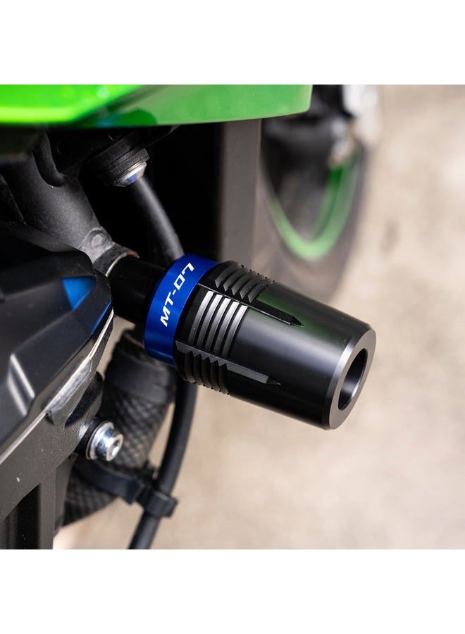 MOWOK Fit for YAMAHA MT-07 fz07 MT07 Tracer 2014-2021 2022 2023 2024 Motorcycle Accessories Frame Sliders Crash Protector Engine Guard Falling Protection Pad (Black) - Image 2