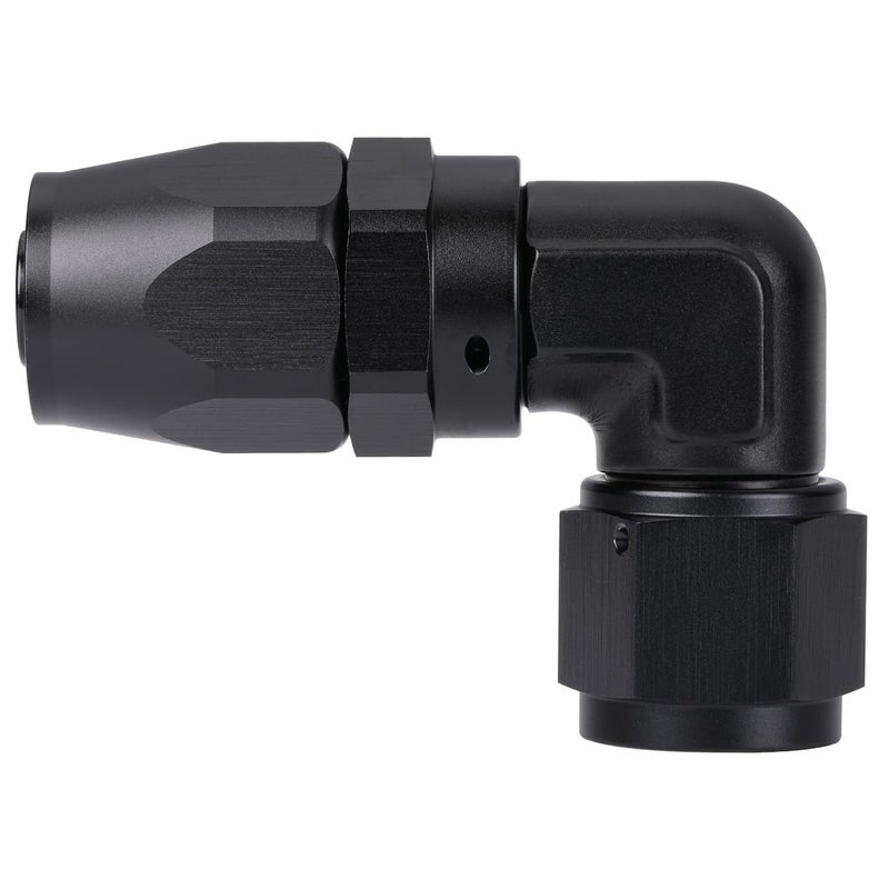 Podavelle 10AN 90 Degree Hose End Fitting Elbow Low Profile Forged Swivel Aluminum Black - Image 2