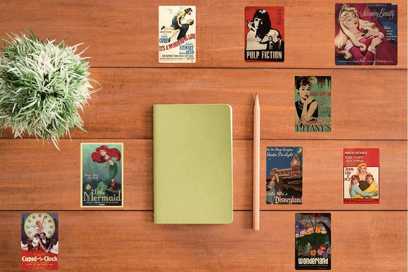 Adniac 100 pcs Vintage Posters Nostalgic Vinyl Skateboard Cool Retro Stickers no Repeat Notebook Guitar Trolley case Waterproof car Graffiti Stickers - Image 3
