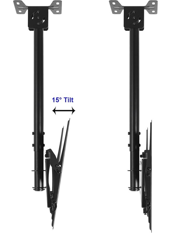 Universal Swivel Tilt TV Ceiling Mount – Fits 32-75" TVs, Supports up to 165 lbs - Image 3