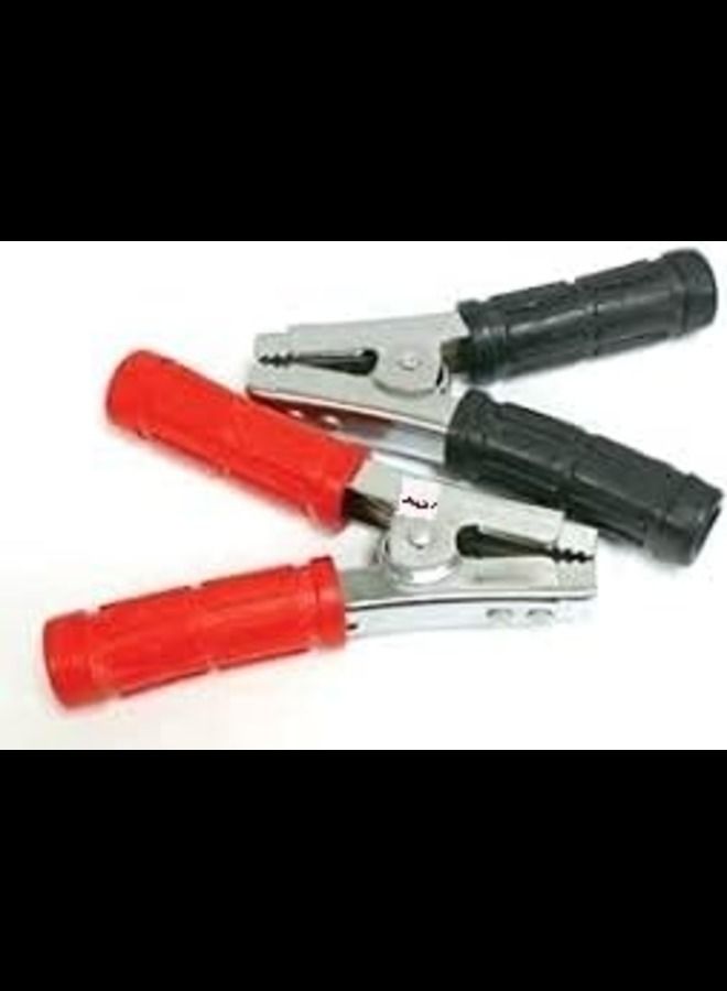 Battery Clamp Set Big Red & Black For Charging Heavy