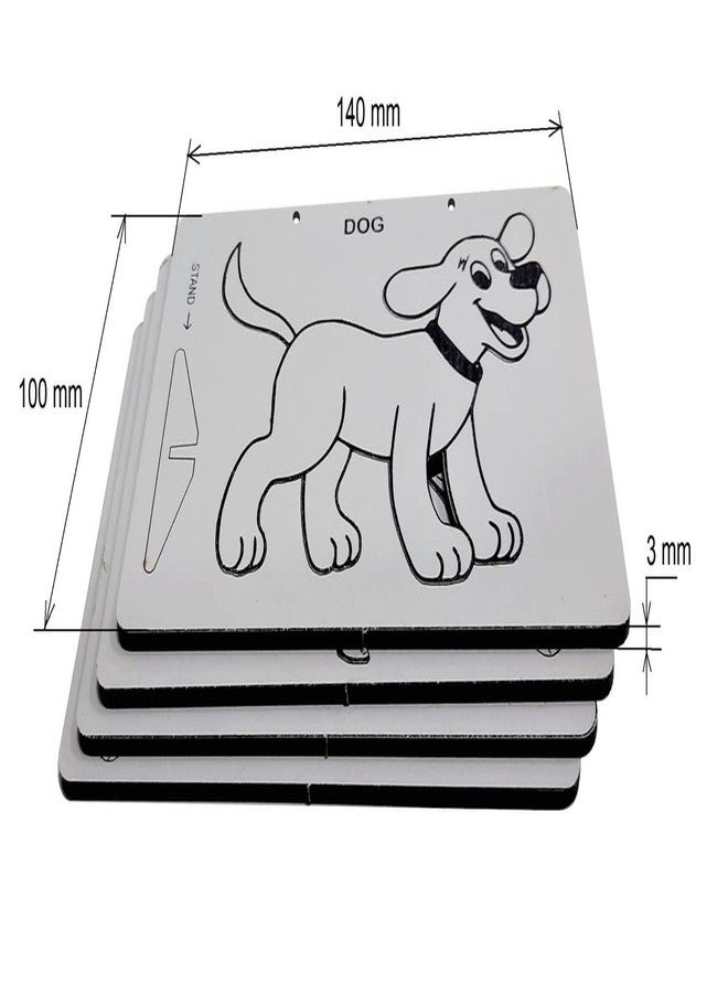 NEKBAL- 3D Coloring Pop-Out Book-4 | 3 to 9 Years Old Kids (Domestic Animals) - Image 3