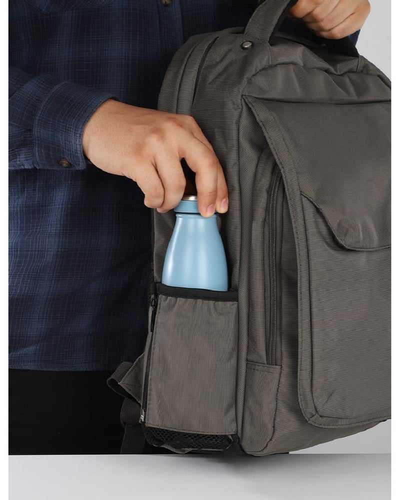 Sistema 500ML Stainless Steel Water Bottle, BPA Free Reusable Leak-Proof Bottle, Durable Single Wall Stainless Steel Flask for School, Kids, Adults, Office, Gym, Travel & Everyday Hydration - Light Blue - Image 2