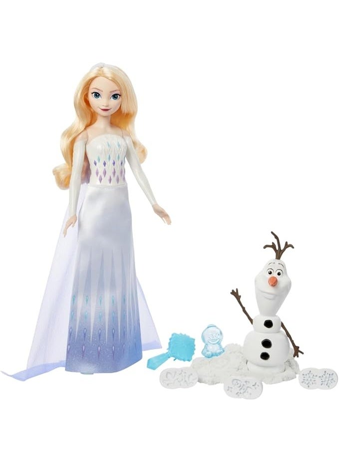 Disney Frozen Fashion Dolls - Elsa & Olaf Snow Dough HYH10 - Image 5