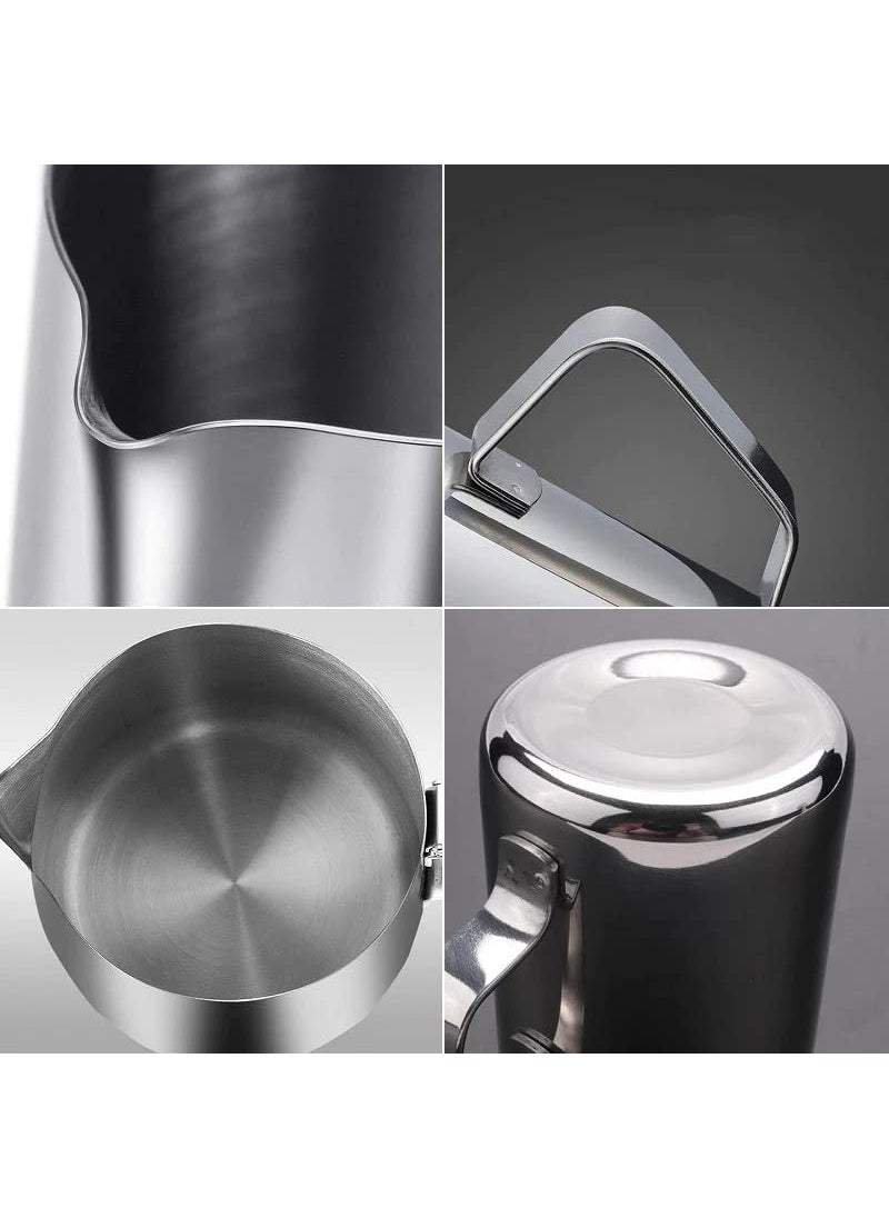 FINALITY finality Stainless Steel Milk Frothing Pitcher for Coffee Latte Maker Cappuccino Coffee Jug Small 300ml  - Image 4