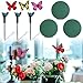 Colingmill 3 Pcs Butterfly Baby Shower Centerpieces for Tables Solar Flying Butterfly Decorations with Floral Foam Spring Party Table Decor for Girl Baby Shower Wedding Bridal Showers Tea Party Decorations - Image 3