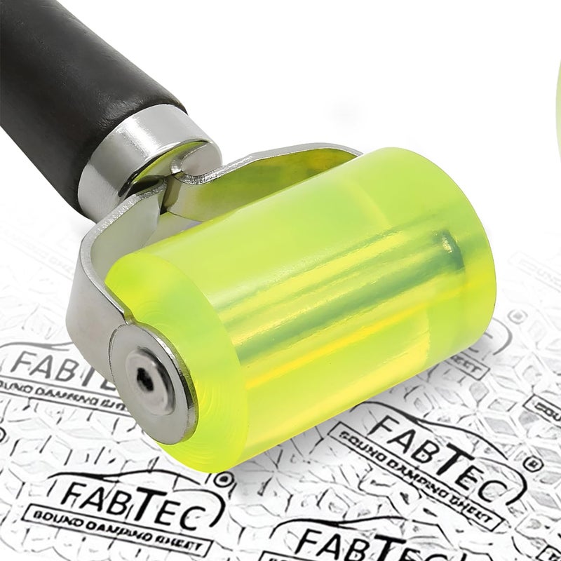 FABTEC رولر مطاطي عازل للصوت من FABTEC - 1.4"x2" لتقليل الضوضاء، تخفيف الاهتزاز وعزل الحرارة لمشاريع عزل الصوت وترقية نظام الصوت (مشاريع DIY) - Image 1