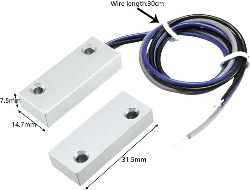 Gebildet Rolling Door Contact Magnetic Reed Switch Alarm with 3 Wires for N.O./N.C. Applications MC-51 - Image 4