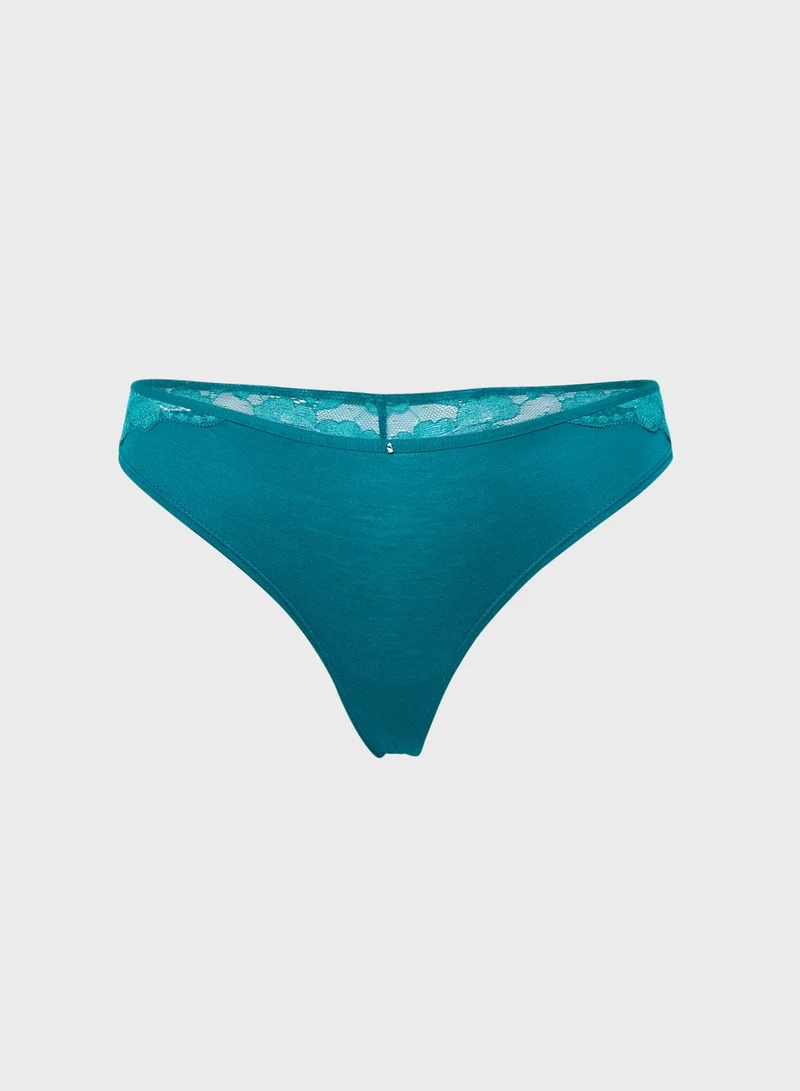 La Senza Lace Detail Thong