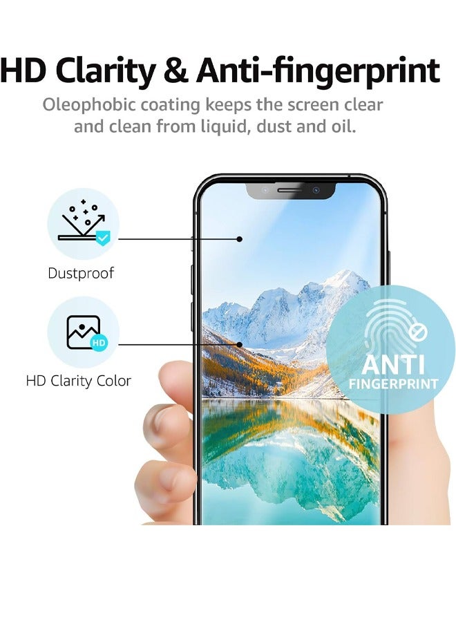 Provenge Pack of 2 واقي شاشة مصمم لهاتف iPhone XR مضاد للخدش ومضاد لبصمات الأصابع يمنح الزجاج المقسى صلابة 9H فائق الوضوح ويوفر حماية خالية من الفقاعات تعمل باللمس سريع الاستجابة - Image 2