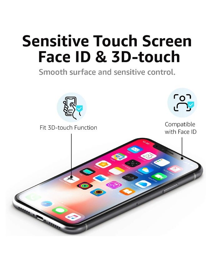 Provenge Pack of 2 واقي شاشة مصمم لهاتف iPhone XR مضاد للخدش ومضاد لبصمات الأصابع يمنح الزجاج المقسى صلابة 9H فائق الوضوح ويوفر حماية خالية من الفقاعات تعمل باللمس سريع الاستجابة - Image 3