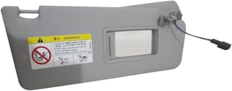 Vuzmode Gray Left Interior Sun Visor Panel with Mirror - Image 5