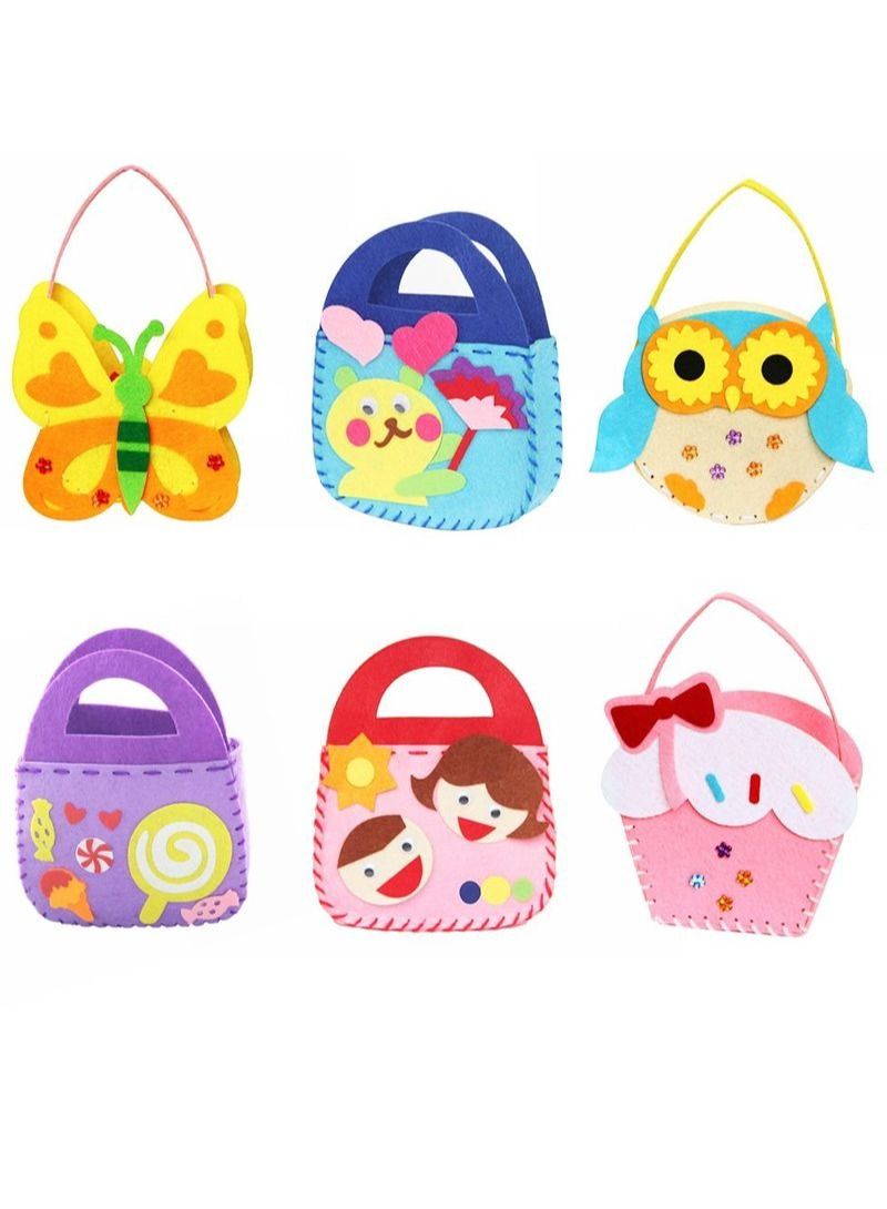 NIBEMINENT Non-Woven Diy Handmade Bag Three-Dimensional Paste Production - Image 1