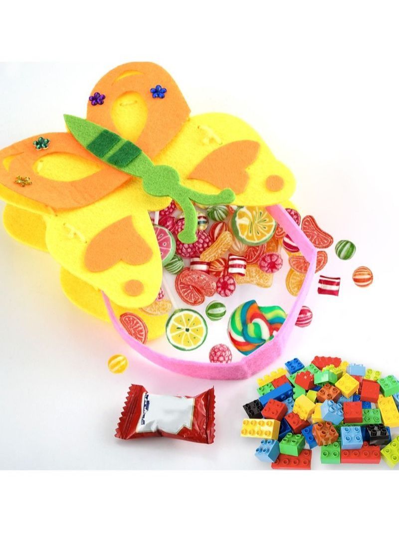 NIBEMINENT Non-Woven Diy Handmade Bag Three-Dimensional Paste Production - Image 5