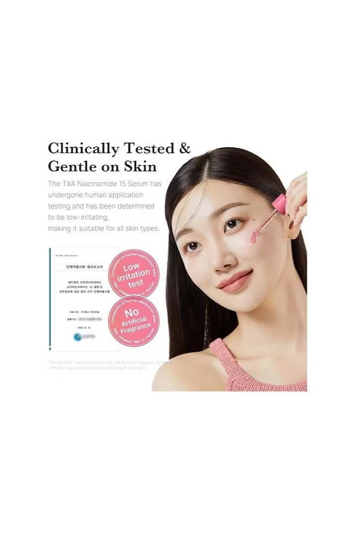 NIACINAMIDE medicube TXA+Niacinamide 15% Glow Facial Seurm for After Spot Care | All-in-One Daily Korean Skincare | Uneven Skin Tone, Texture, and Hydration Care | High-Potency Tranexamic Acid 5% | 1.01 fl.oz - Image 2