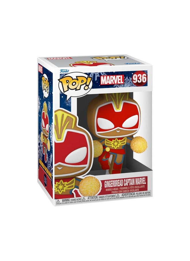 Funko Pop Marvel Gingerbread Captain Marvel  - Image 1
