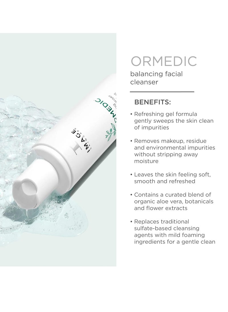 IMAGE SKINCARE IMAGE Skincare Ormedic Balancing Facial Cleanser + pH Balancing Lip Enhancement Complex, Mild Face Wash and Deep Hydration Lip Plumper for Fuller Lips, 1.7 oz + 0.5 oz  - Image 2