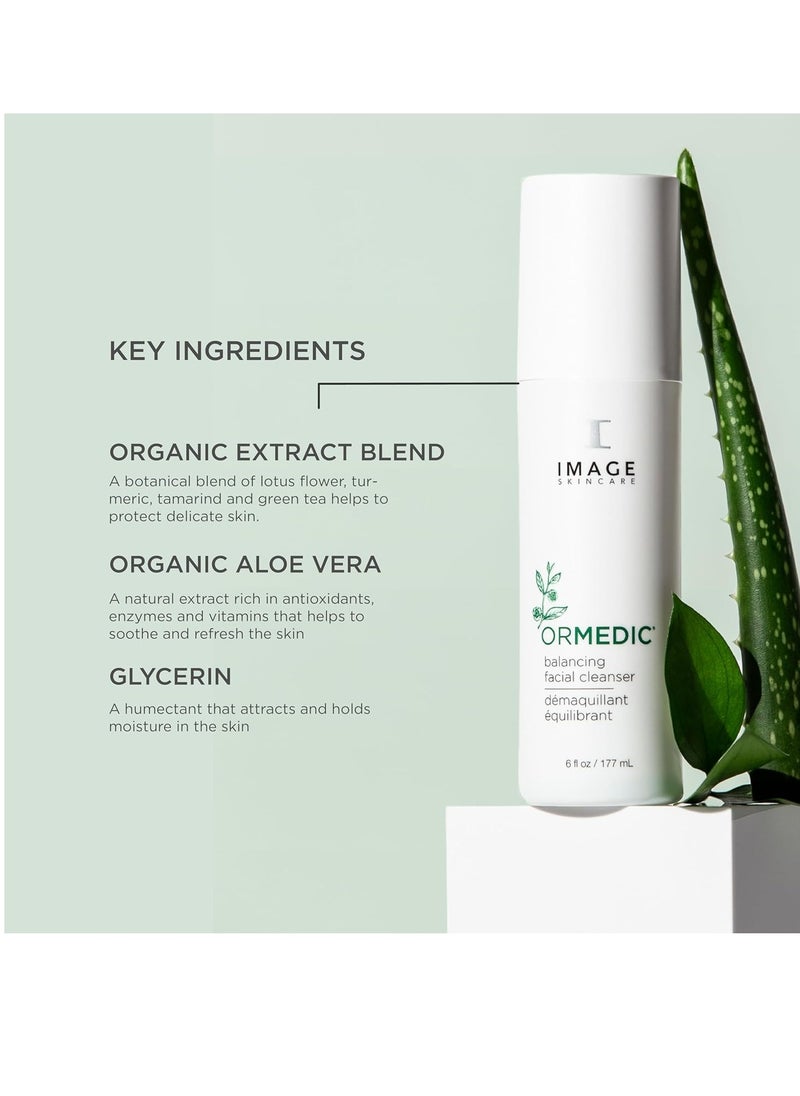 IMAGE SKINCARE IMAGE Skincare Ormedic Balancing Facial Cleanser + pH Balancing Lip Enhancement Complex, Mild Face Wash and Deep Hydration Lip Plumper for Fuller Lips, 1.7 oz + 0.5 oz  - Image 4