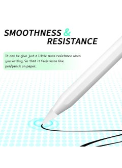 Generic 8 Pcs Silicone Pencil Nib/Tip Protector Cap, Compatible with Apple Pencil 1st and 2nd Generation, Lightweight Thin Protective Case Noiseless Fit Silicone Nibs Covers-White  - Image 5