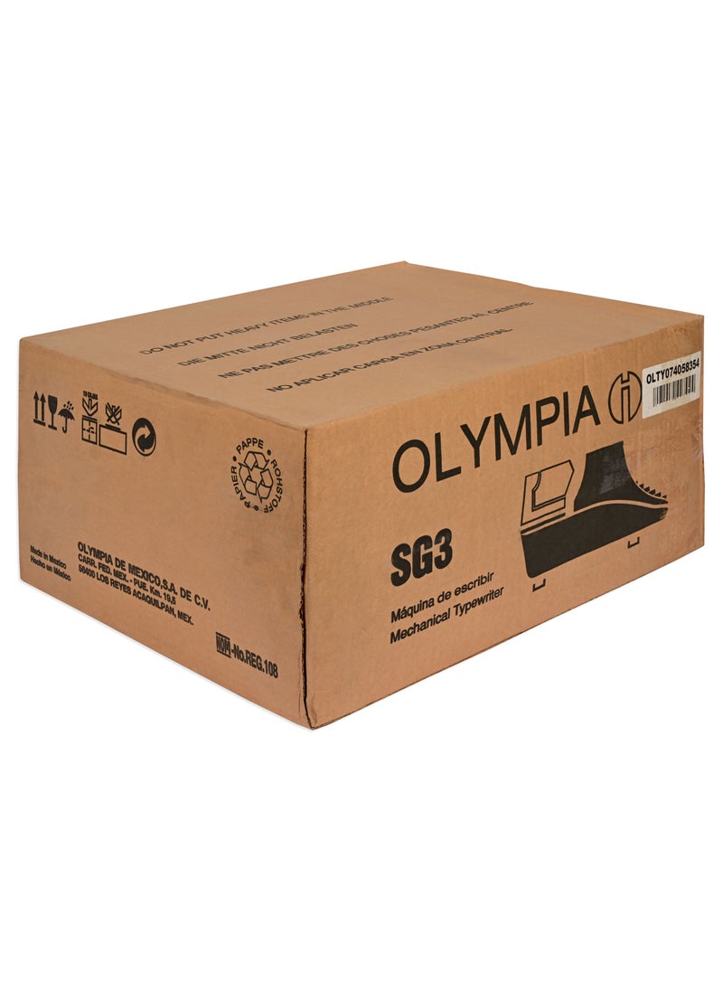 Olympia SG3 Amharic Typewriter, Carriage 46cm, Manual - OLTY074058354  - Image 5