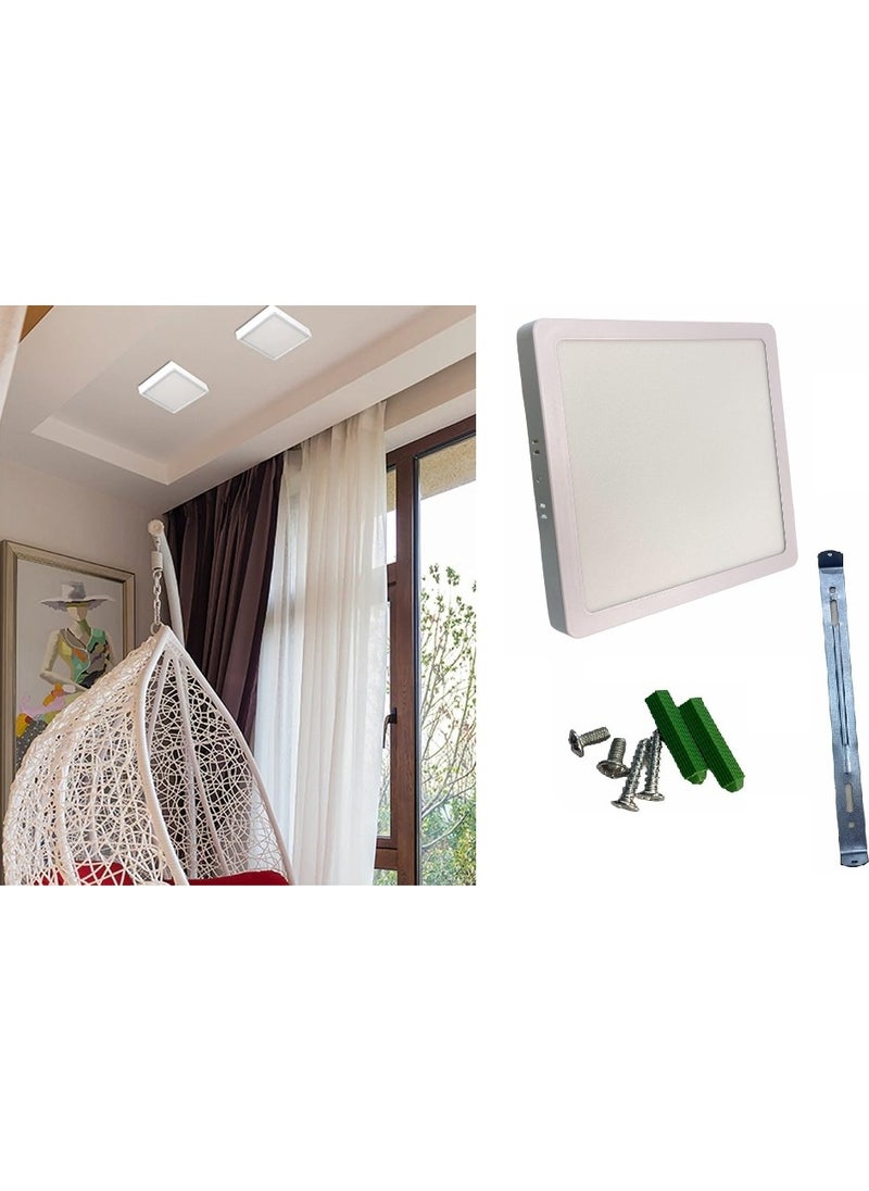 CATA - CT-5234 18 Watt Surface Mounted Square LED Panel Luminaire White Light - Image 1