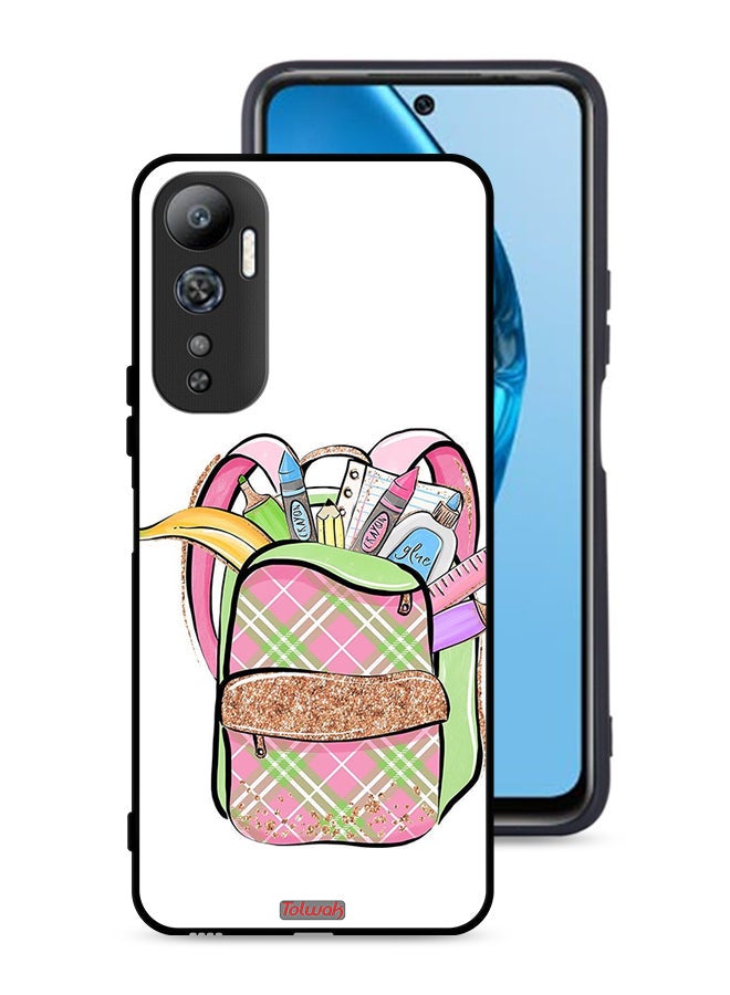 Tolwak Infinix Hot 20 4G Protective Case Cover Unicorn Girl Bag - Image 1