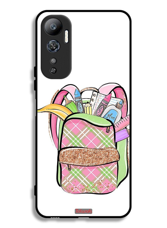 Tolwak Infinix Hot 20 4G Protective Case Cover Unicorn Girl Bag - Image 2