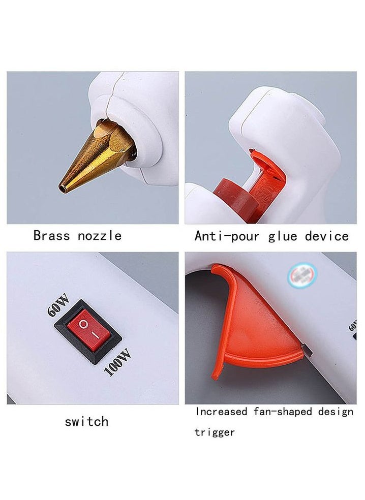 Generic Glue Gun-HJ021B, Hot Melt Glue Gun 60W And 100W Switchable 100-240V-50/60Hz  - Image 2