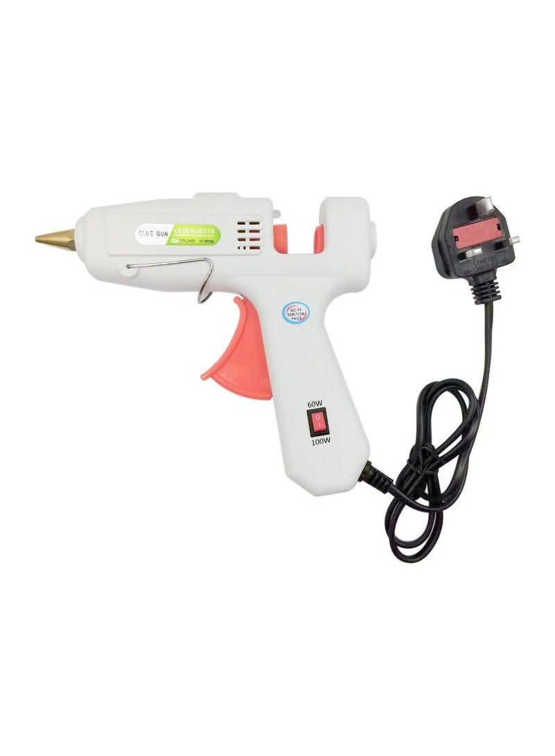 Glue Gun-HJ021B, Hot Melt Glue Gun 60W And 100W Switchable 100-240V-50/60Hz